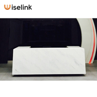 Wiselink Table de comptoir de réception dernière conception bureau moderne Salon de beauté personnalisé