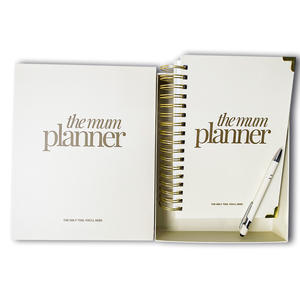 Planificateur personnalisé Bobine d'impression Spiral Bound Planner Spiral Notebook Weekly Monthly Manifestation Goal Diary Journal Planner - Product Image 1
