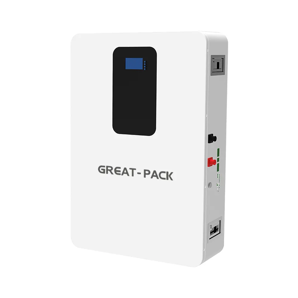 GP Solution de stockage d'énergie solaire 48V 100Ah 200Ah Powerwall 5 10 kwh Lifepo4 Batterie pour système hors réseau