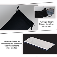Étui de luxe transparent en cuir pour lunettes, avec logo personnalisé, pochette, boîte en papier, emballage pour lunettes de soleil, étui pour lunettes