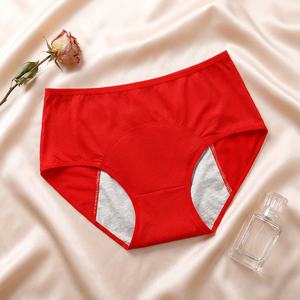 Culottes hygiéniques respirantes en nylon anti-fuites pour femmes, à taille haute, pour flux abondant, vente en gros - Product Image 2