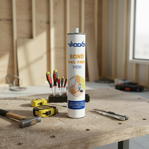 Colle adhésive sans clou <span class=keywords><strong>SBS</strong></span> |   Adhésif de construction haute résistance pour terrasse en WPC, revêtement de sol stratifié, panneau en PVC, toiture métallique OEM ODM - Product Image 1