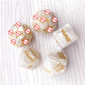 Dadi Erotici Multi-Faccia per <span class=keywords><strong>Coppie</strong></span> - Dadi Impermeabili per Giochi di Ruolo BDSM, Regalo Ideale per San Valentino e Anniversari, Vendita all'Ingrosso OEM - Product Image 4