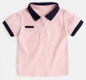 Di alta qualità in cotone 100% estivo per <span class=keywords><strong>bambini</strong></span> manica corta strisce laterali tasca anteriore scuola uniforme Polo per <span class=keywords><strong>bambini</strong></span> - Product Image 3