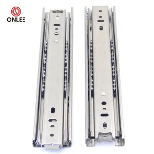 High-quality Furniture Hardware Ball Bearing Full Extension Smooth Sliding Heavy Duty Drawer Slides