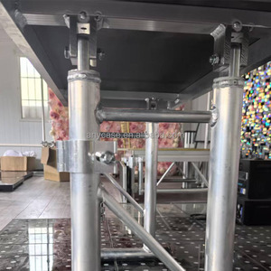 Mesa de DJ Móvil de Aluminio Ajustable, Cabina de DJ Plegable y Ligera para Eventos - Product Image 2