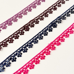 Hàng Bán Trực Tiếp Từ Nhà Máy Có Thể Tùy Chỉnh Trang Trí Ren Đính Kim Sa Viền Vải Phong Cách Mới - Product Image 4