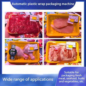 Machine d'emballage pour charcuterie, légumes, fruits, champignons, plateaux et film alimentaire PVC pour supermarchés et cuisines commerciales - Product Image 4