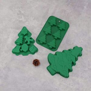 Moule de cuisson en silicone antiadhésif de qualité alimentaire, série Noël, pour DIY Père Noël, Bonhomme de neige, Homme en pain d'épices, outils de pâtisserie de Noël - Product Image 4