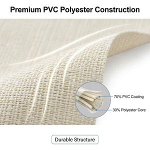 Tissu pour <span class=keywords><strong>store</strong></span> <span class=keywords><strong>enrouleur</strong></span> pare-soleil à 4% d'ouverture, 70% PVC 30% Polyester, tissu d'ombrage solaire - Product Image 4