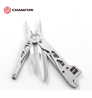 Alicates multiherramienta de acero inoxidable con llave para exteriores, gran oferta