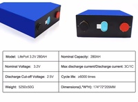 Lifepo baterai lithium 4 280 ah sel Catl lifepo4 3.2v 100ah 200ah 300ah 320ah 280ah baterai Kelas a sel eu stok
