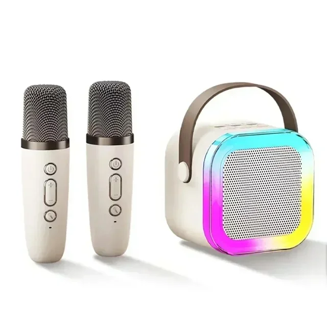 NEW Hot Speaker Portable Home Cute Karaoke Mini Wireless Audio with Microphone K Song Family Singing Machine