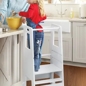 Wooden Standing Tower Manufacturer Kids Toddler Helpers In The Kitchen Baby Step Stool With Learning For Kids