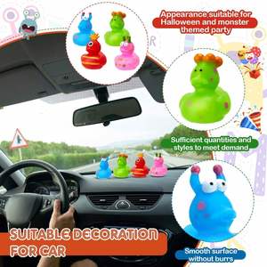 Monster Fun 2-Inch Floating <b>Bath</b> Duck Holiday Theme Birthday Party Gift Bag Filler - Product Image 5