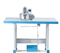 Machine à coudre industrielle Jack JK-T1377GK à aiguille simple, entraînement direct, pour la pose de boutons plats et verticaux