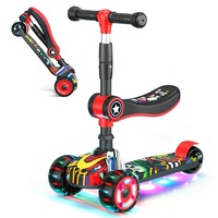Scooter pour enfants de 6 à 8 ans avec trois roues en polyuréthane Siège pour enfant Scooter pour enfants Scooter pour enfants pas cher