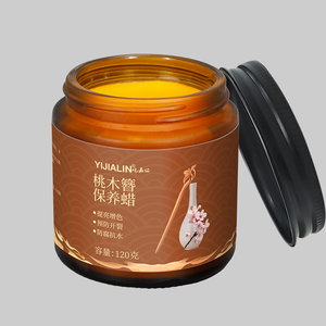 Cire d'entretien pour bracelets en perles de bois, cire d'abeille naturelle pour perles de prière en bois de santal et Bodhi, prévient les fissures et rehausse le grain - Product Image 3