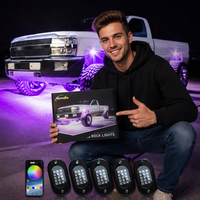 Nouvelles Feux LED RGB pour Camion, Plus Grandes, Étanche IP68, Accessoire de Camion 12V, Feux de Carrosserie Avancés pour Camion