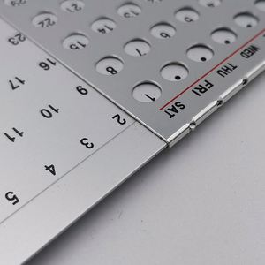 Metal Perpetual <b>Desk</b> Calendar Stand High Quality Custom Logo Promotional Desktop Business Gift - Product Image 6
