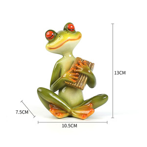 New Launch Product Mini <strong>Frogs</strong> Resin Figurine Angel <strong>Frog</strong> Figurine Animal Miniature Made of China - Product Image 5