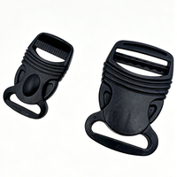 Boucles à dégagement rapide, clips, boucles en plastique réglables de 1 pouce, 1,5 pouce pour ceinture, sangle, sac à dos
