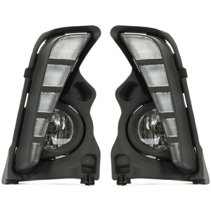 Pour Toyota Highlander 2017-2019 <span class=keywords><strong>LED</strong></span> DRL Kit de harnais de phares antibrouillard diurnes - Product Image 3