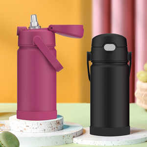 Vaso Térmico de Acero Inoxidable de 400 ml, Personalizado con Recubrimiento en Polvo, Ecológico, de Doble Pared, Color Sólido, Portátil, Disponible en Stock - Product Image 1
