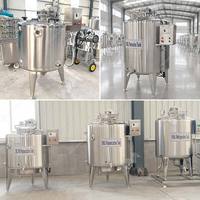 Machine de pasteurisation à froid rapide pour jus de pomme et œufs, 500-200 litres, pour crème glacée