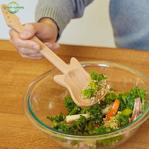 ช้อนกวนไม้บีชรูป<span class=keywords><strong>กี</strong></span>ตาร์ใช้ในครัวสุดสร้างสรรค์สำหรับครัวเรือน - Product Image 1