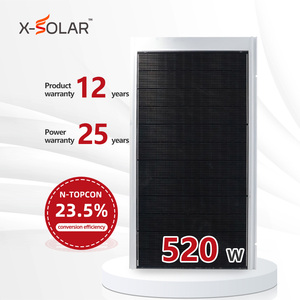 แผงโซลาร์เซลล์แบบกระเบื้องเหล็ก BIPV กำลังไฟ 520 วัตต์ ประสิทธิภาพสูง 23.5% เทคโนโลยีเซลล์ TOPCon สำหรับติดตั้งบนหลังคาอาคาร - Product Image 2