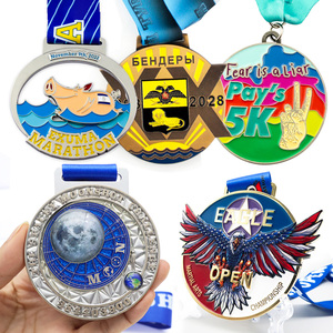 Biểu Tượng Huy Chương 3D Chạy Marathon Đua Tùy Chỉnh Thể Thao Huy Chương Với Ribbon Judo Bóng Đá Tùy Chỉnh Thực hiện Tùy Chỉnh Thể Thao Huy Chương - Product Image 6