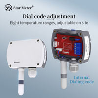 CWS19 Xingyi ABS IP65 Track Installation Patent Design LCD Display Wall-mounted Temperature Humidity Transmitter/Sensor MODBUS