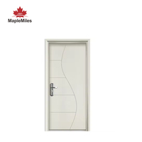 Anti-termites respectueux de l'environnement WPC étanche intérieur PVC portes insonorisées WPC portes pour la maison
