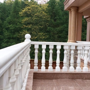 Günstige Großhandelspreise für Moderne Weiße Marmor-Treppengeländer, Balkon-Säulen und Balustraden aus <span class=keywords><strong>Stein</strong></span> für Bürogebäude aus Guangzhou - Product Image 2