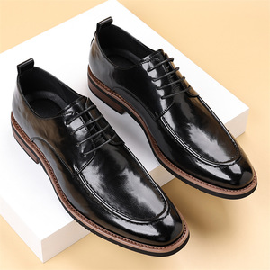 Mocasines de Vestir para Hombre, Parte Superior de PU, Transpirables, Impermeables, Antideslizantes, Cómodos, Resistentes, para Oficina, Bodas, Suela de Goma - Product Image 4