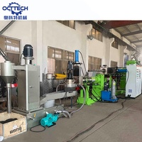 Granulateurs de plastique pour flocons de déchets HDPE LDPE PP, machine de granulation à vendre