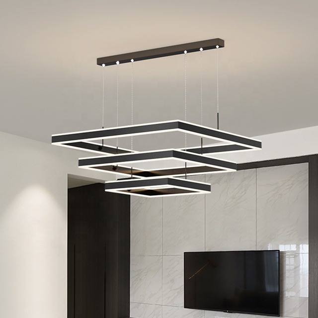 High Quality Decoration Fixture Hotel Living Room Boutique Simplicity LED Chandelier Lighting