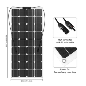 Panel Solar Flexible PET ETFE de 100w 200w 12v 24v 48v Mono - Product Image 6
