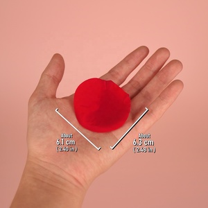 Pétales de rose artificiels en plastique, pièce unique, pour cadeaux, artisanat, décoration de couple, lune de miel, voyage, hôtel, accessoire de demande en mariage DIY, présentation - Product Image 5