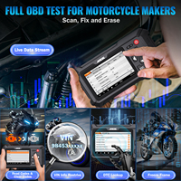 Escáner de Diagnóstico para Motocicletas ANCEL MT500, Lector de Códigos, Codificación ECU para BMW, KTM, Suzuki, Kawasaki con Soporte Remoto TeamViewer