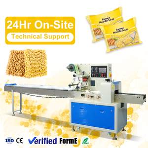 Machine d'emballage horizontale automatique pour nouilles instantanées, gaufrettes et biscuits, type flow-pack et emballage oreiller - Product Image 1