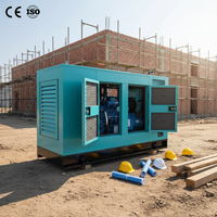 Superleiser Dieselgenerator 20kVA 30 kVA 45 kVA 60kVA 80kVA 750 kVA Wassergekühlt 12/24V DC Elektrostart für Industrielle Anwendungen