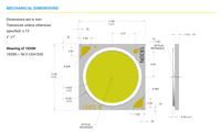 Nouveau et original pour la série CXA SMD1818 Taille 36V 1400mA Puissance maximale 50W CXA1830 Module COB à LED intégré pour l'éclairage