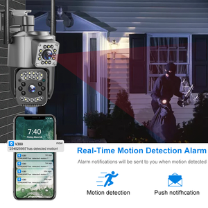 2026 V380Pro New Dual Lens YX07 Wireless Smart Home Outdoor Security 4MP 4G Sim Card CCTV <strong>IP</strong> PTZ Video <strong>Camera</strong> - Product Image 5