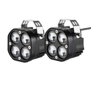Đèn pha xe máy 60W Đèn <span class=keywords><strong>LED</strong></span> hai màu Đèn làm việc của xe máy Đèn <span class=keywords><strong>LED</strong></span> phụ trợ lái xe Đèn pha cho phụ tùng xe máy - Product Image 5