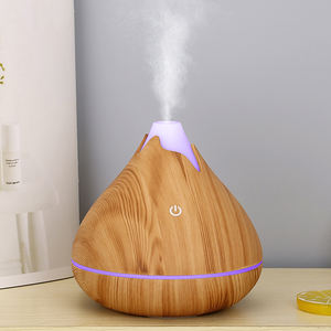 350ml Holzmaserung Aroma therapie Ätherisches Öl Diffusor <span class=keywords><strong>Negative</strong></span> Ionen Luftbe feuchter mit 7 LED-Farben für den Heimgebrauch YS - Product Image 5