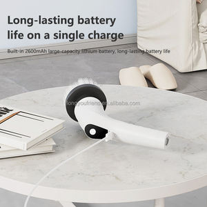 8-in-1 Multifunctional Rechargeable <strong>Electric</strong> <strong>Cleaning</strong> <strong>Brush</strong> with Handle Nylon <strong>Brush</strong> Head-Portable Bathroom Scrubber - Product Image 3