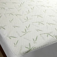 Protège-matelas imperméable en bambou AOSEN OEKO-TEX avec tissu 3D Air Layer et TPU 30 g/m², drap-housse à poches profondes