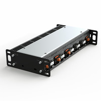Boîtier métallique sur mesure TZR 2U pour montage en rack, châssis découpé au laser et plié pour l'électronique de puissance, équipement industriel OEM